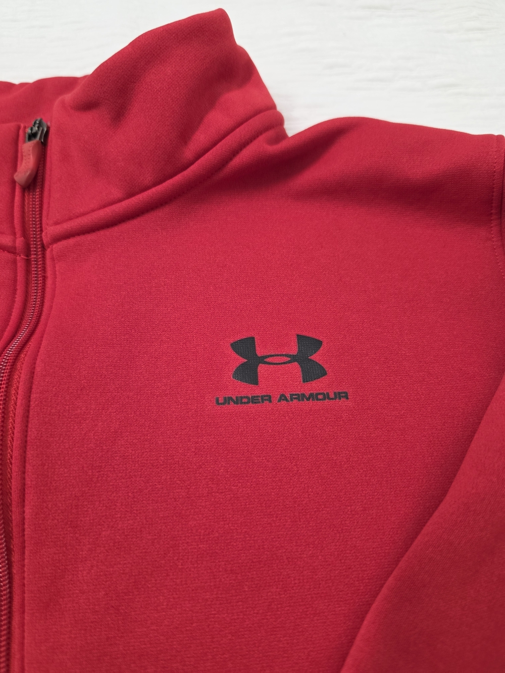 Under Armour Red Lightweight Full-Zip Shirt Jacket